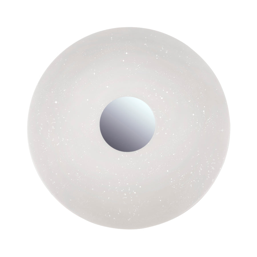 Plafonnier Lavinia chromé, L 59 cm