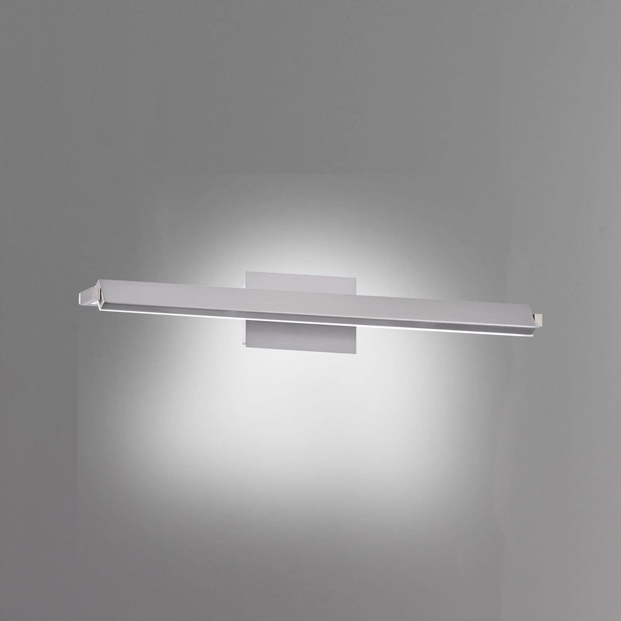 Applique murale LED Pare TW en métal, nickel mat, hauteur 10 cm, 21 W