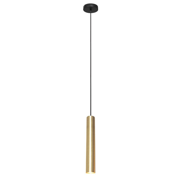 Tubel gold pendant light