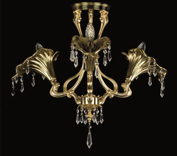 Brass chandelier L09108CE