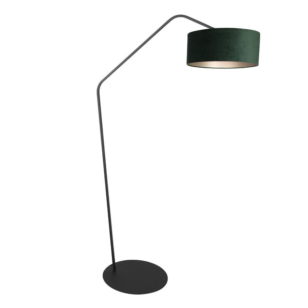 Anne-Zigzag black floor lamp