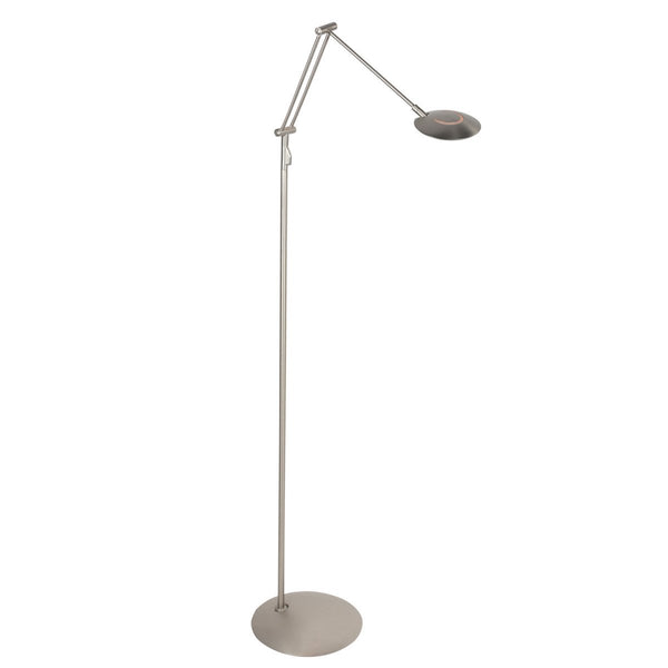 Zenith2 silver floor lamp
