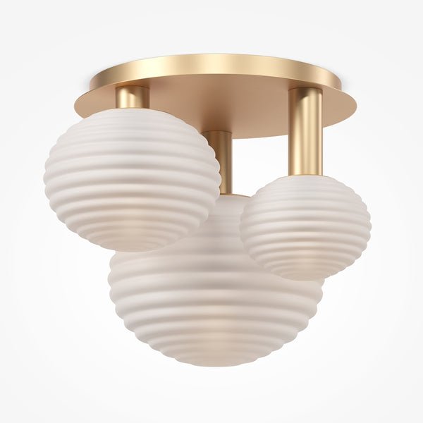 Gold ceiling light reels