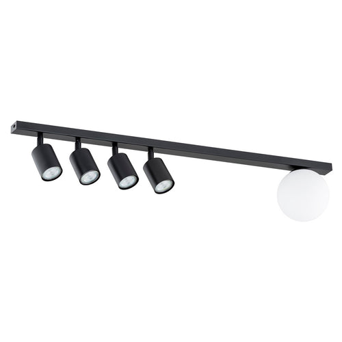 Baster 5-light ceiling light black