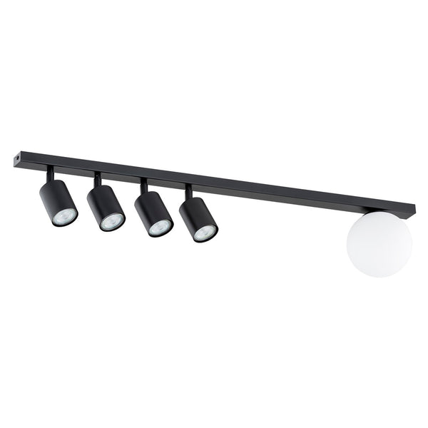 Baster 5-light ceiling light black