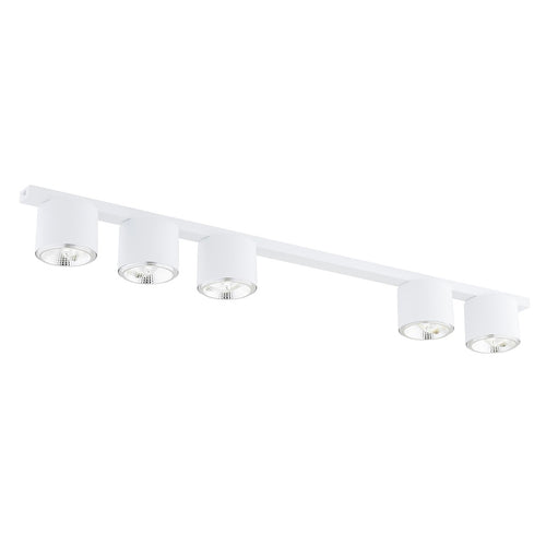 Nano 5-light ceiling lamp white