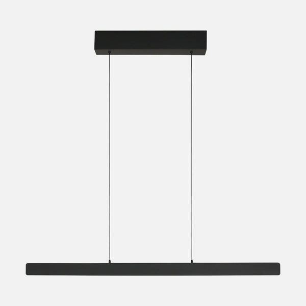Black motion sensor pendant light, up and down LED | Fluxy Sensor