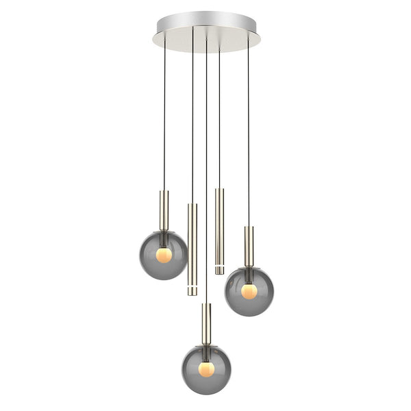 Volari silver pendant light