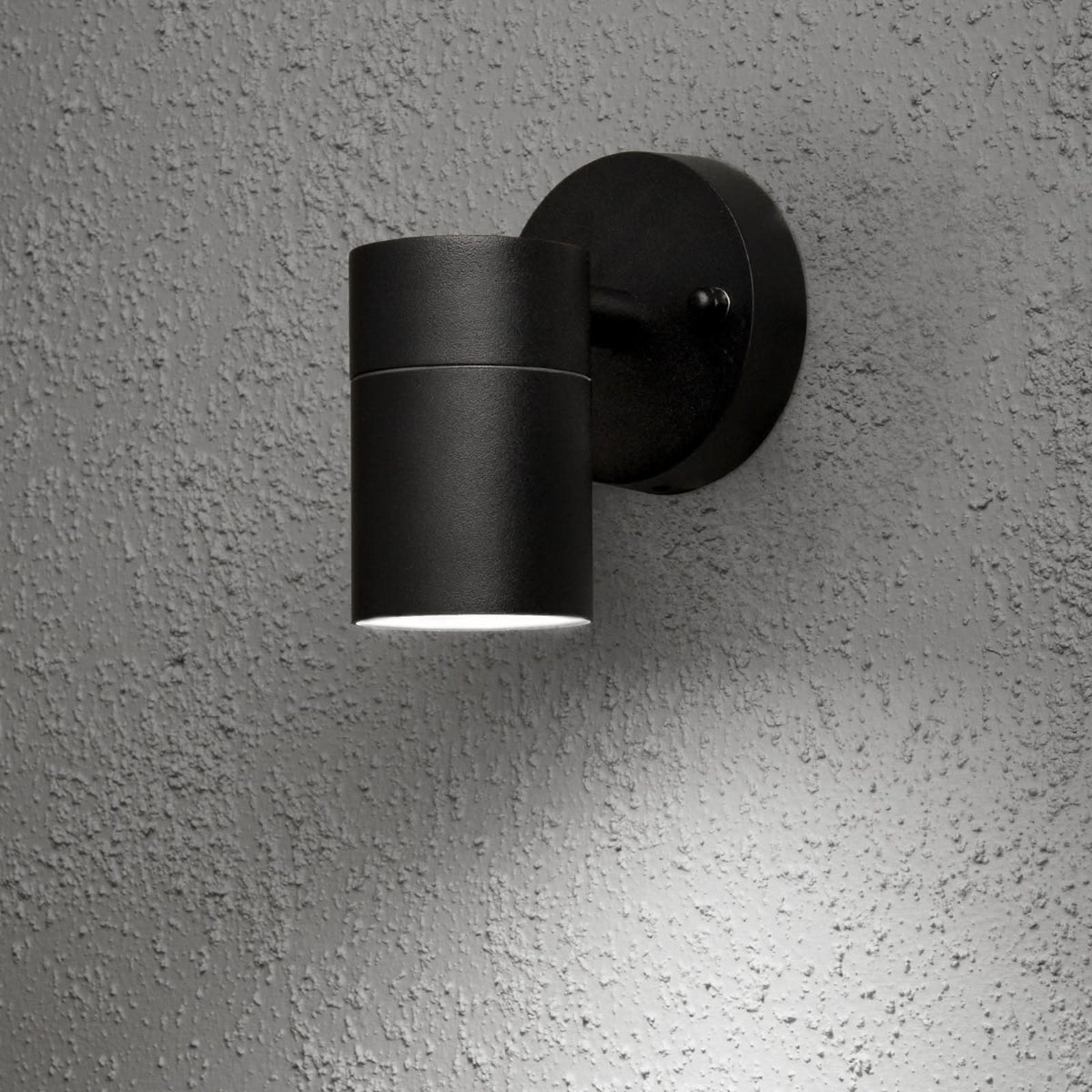 Applique d'extérieur Modena en aluminium, noir, hauteur 9 cm, IP44