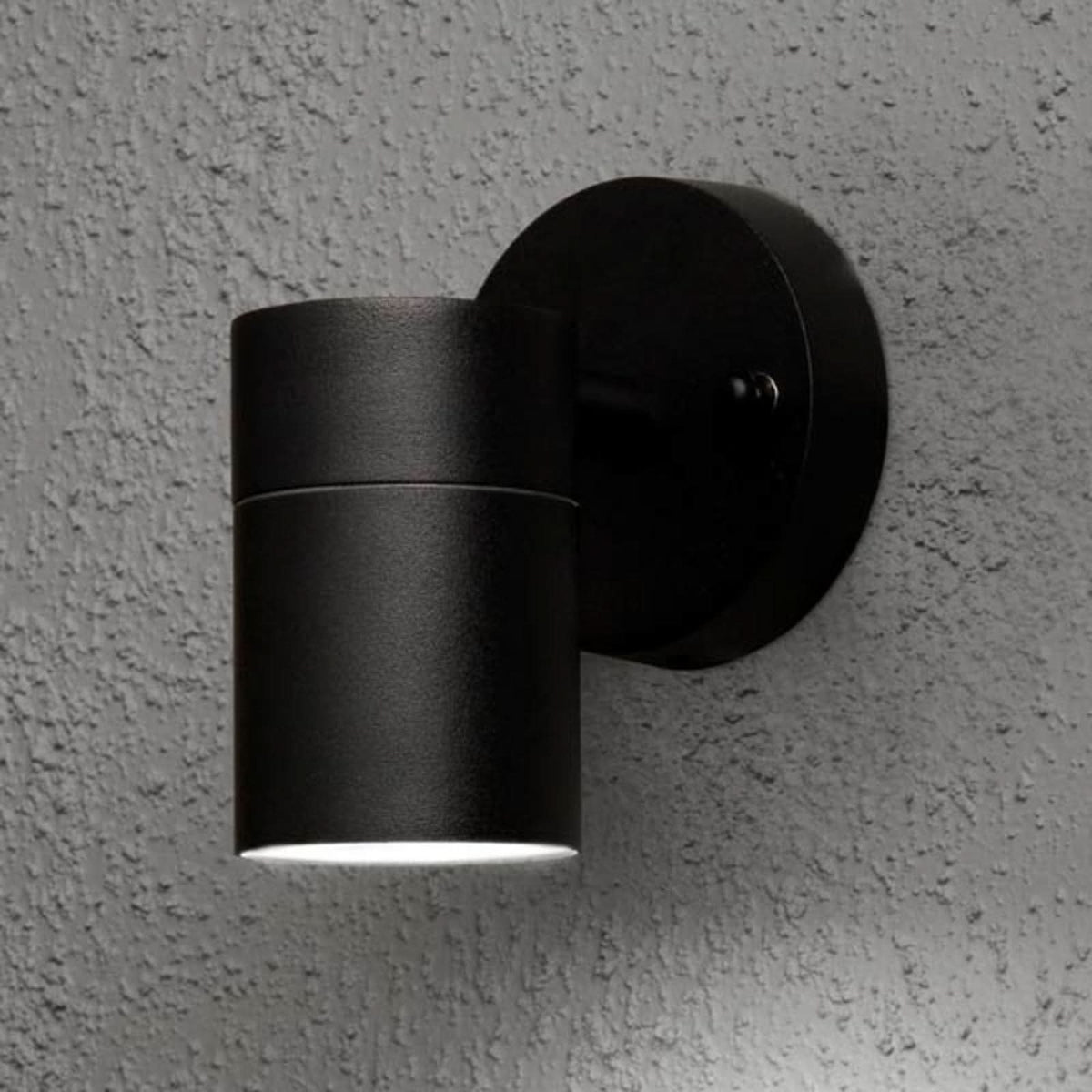 Applique d'extérieur Modena en aluminium, noir, hauteur 9 cm, IP44