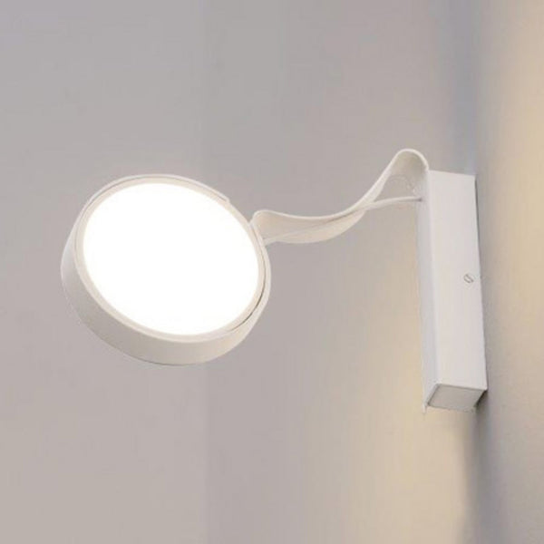 Applique murale LED DND Profile en verre, blanc, Ø 11 cm