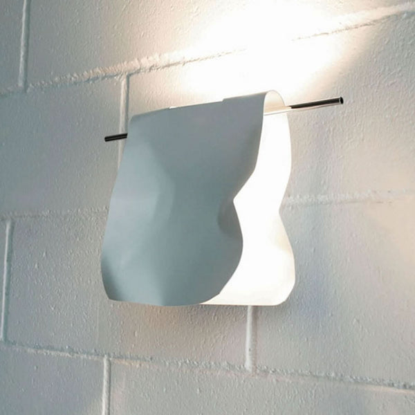 Applique murale LED Stendimi en acier, blanc, hauteur 23 cm