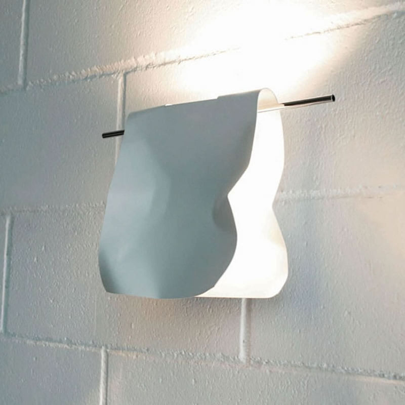 Applique murale LED Stendimi en acier, blanc, hauteur 23 cm