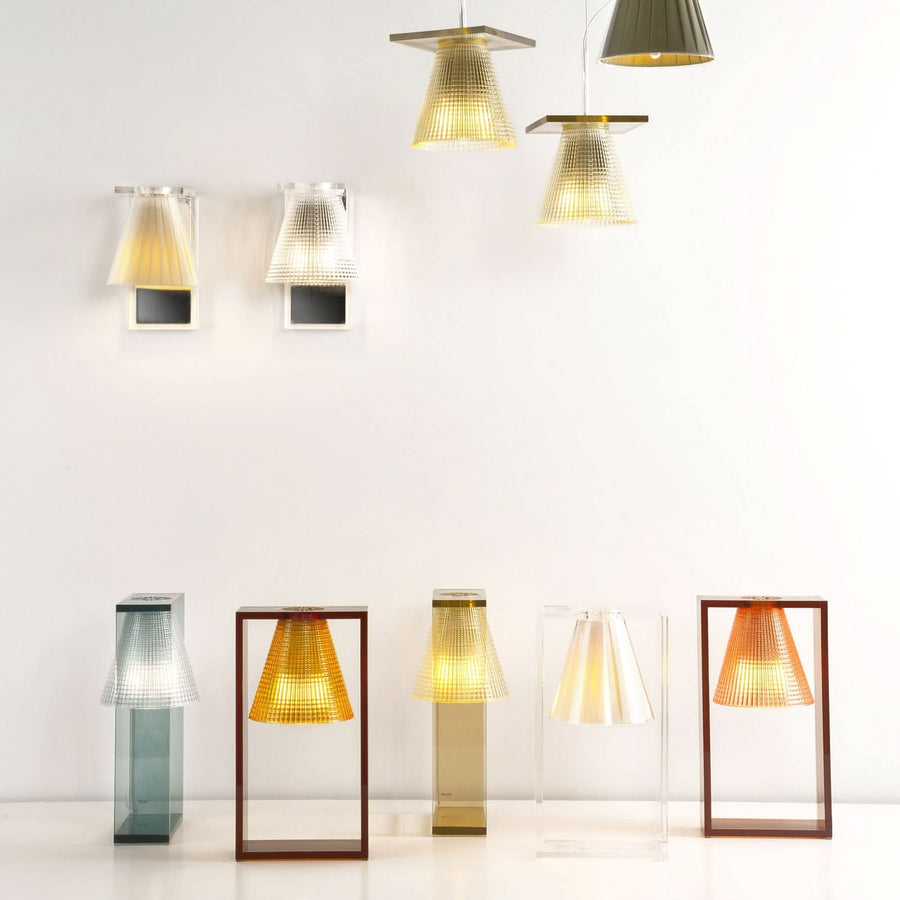 Applique murale Light-Air, transparent, hauteur 21 cm
