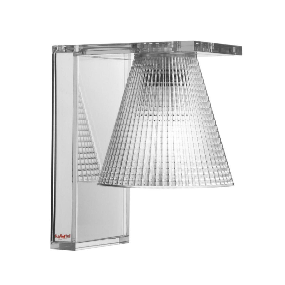 Applique murale Light-Air, transparent, hauteur 21 cm