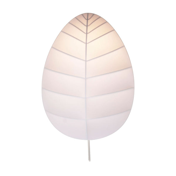 Applique murale Eva en acier, blanc, hauteur 46,5 cm