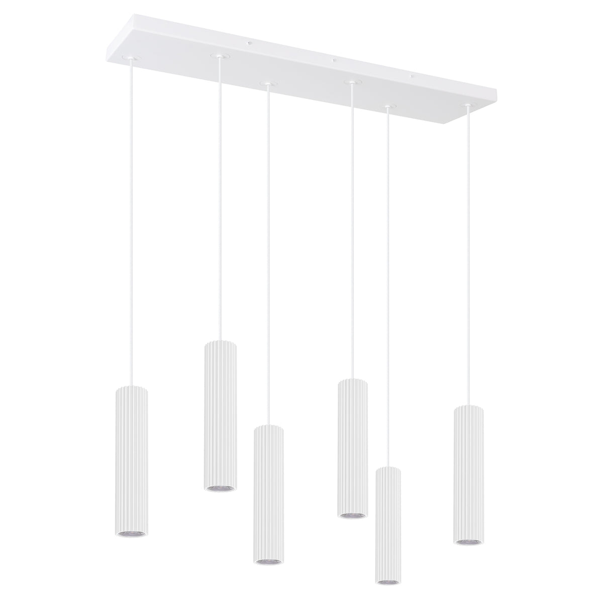 Lampe suspendue IVAR 6L LED 3000K Blanc