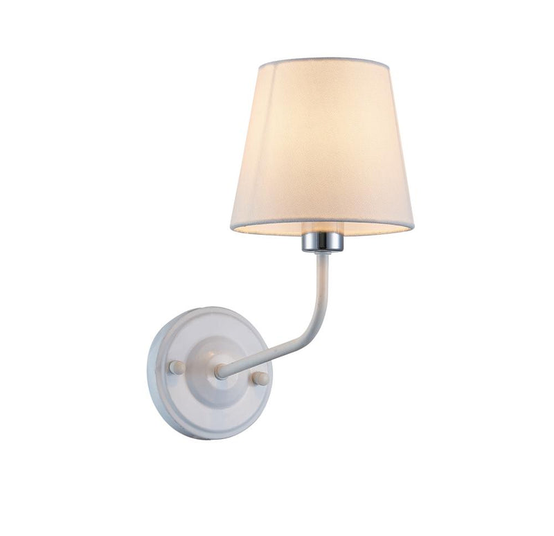 Applique murale York blanche, tissu (réf. 50401104)