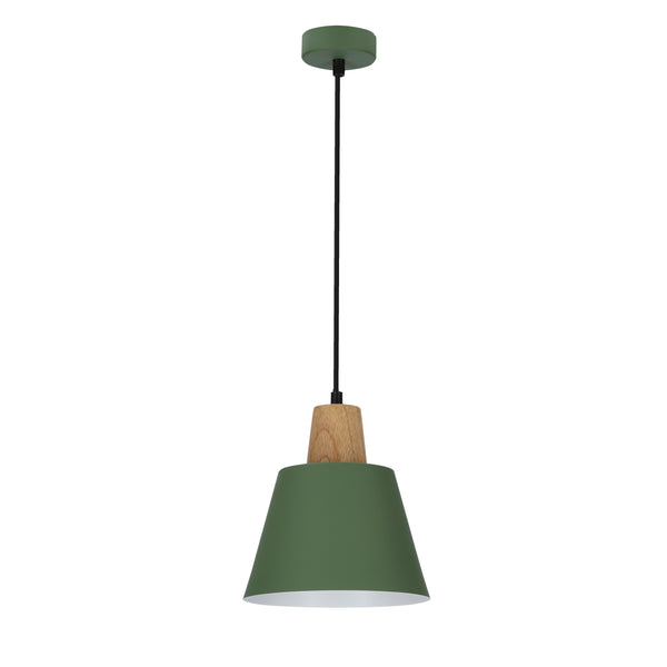 Suspension Faro verte, bois