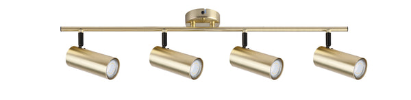 Plafonnier Colly 4 lumières laiton