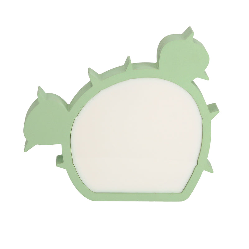 Lampe à poser LED Cactus pour chambre d'enfant verte