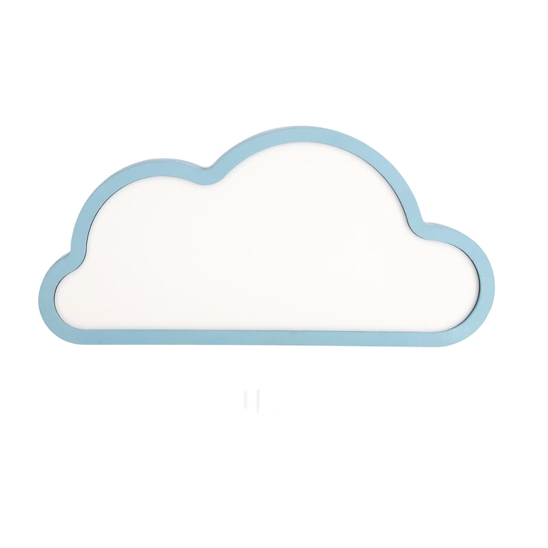Lampe à poser LED Cloud pour chambre d'enfant bleue