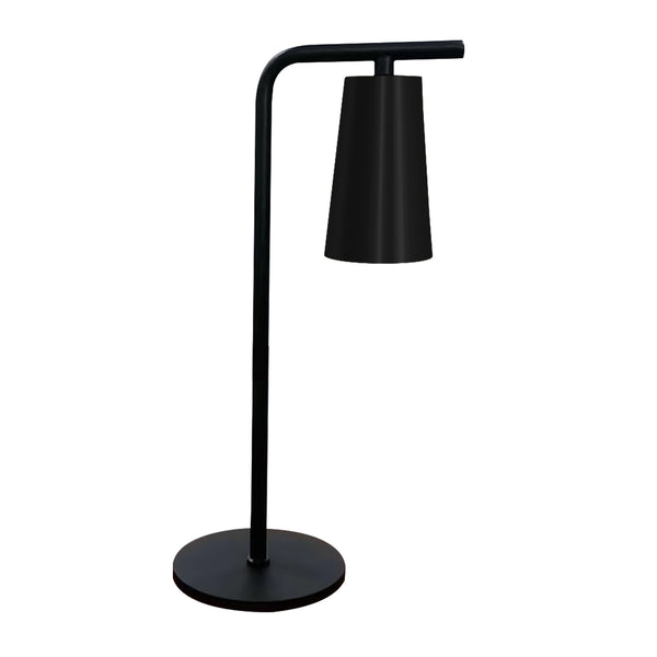 Lampe à poser Sider noire, H 31 cm