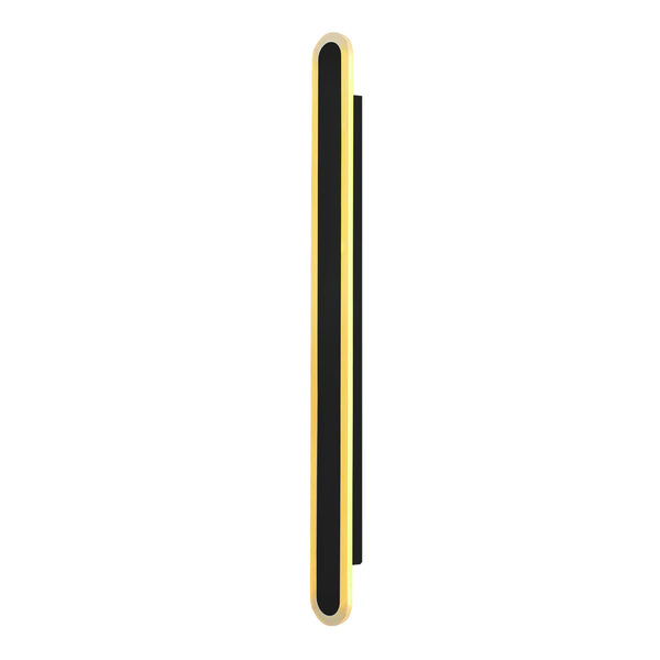 Applique extérieure LED Stick noire, IP65, L 90 cm