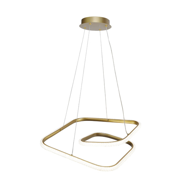 Suspension LED Fuerte dorée