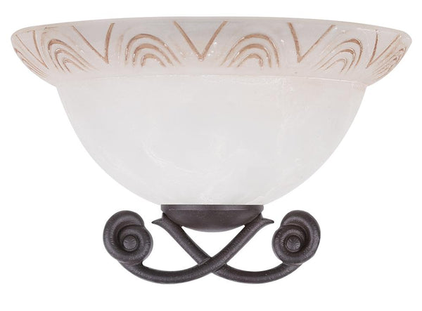 Plafonnier Gio laiton vieilli, verre, H 18 cm