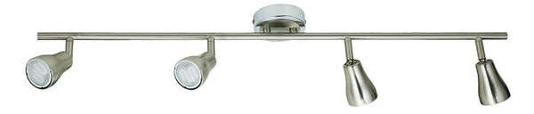 Plafonnier Jawa 4 lumières nickel satiné