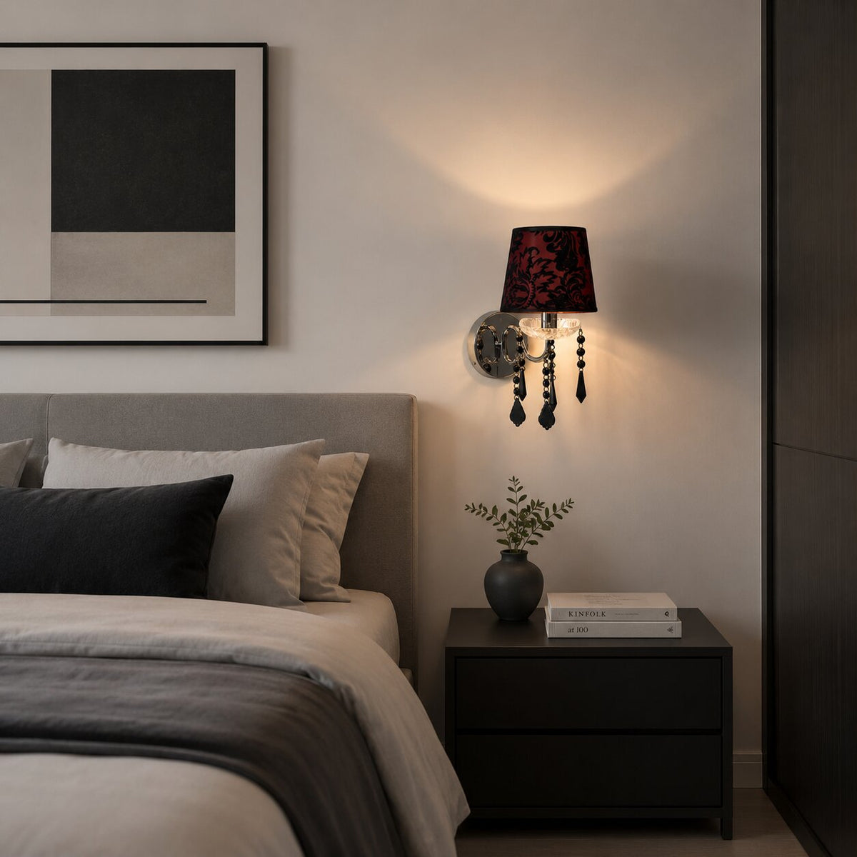 Applique murale Astor chromée
