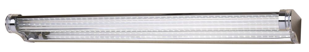 Applique murale LED Moderno chromée, L 58 cm