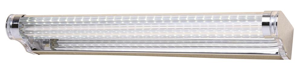 Applique murale LED Moderno chromée, L 42,5 cm