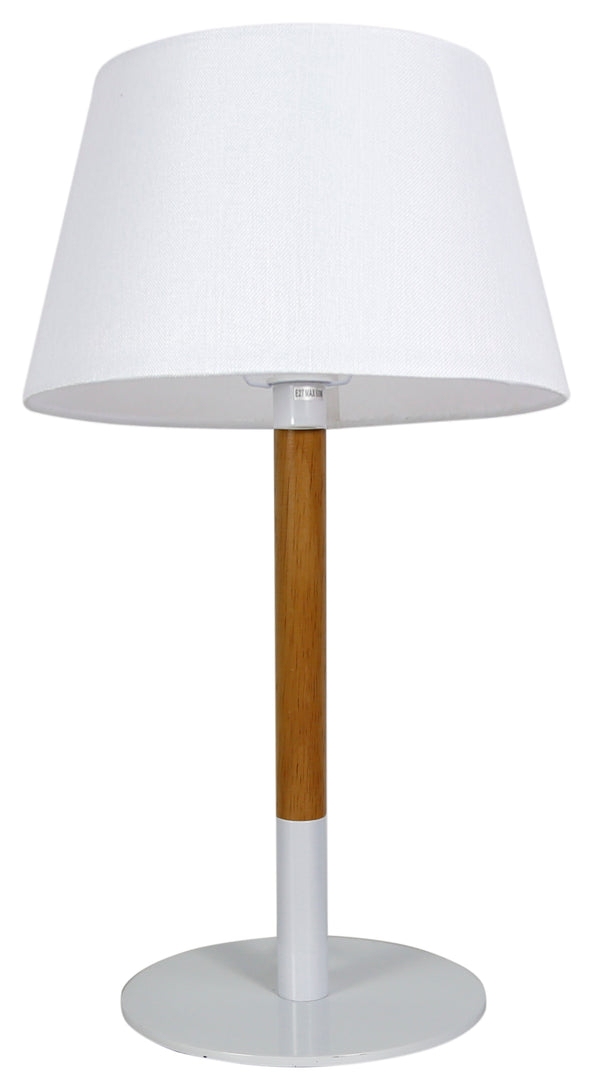 Lampe à poser Surf blanche, tissu