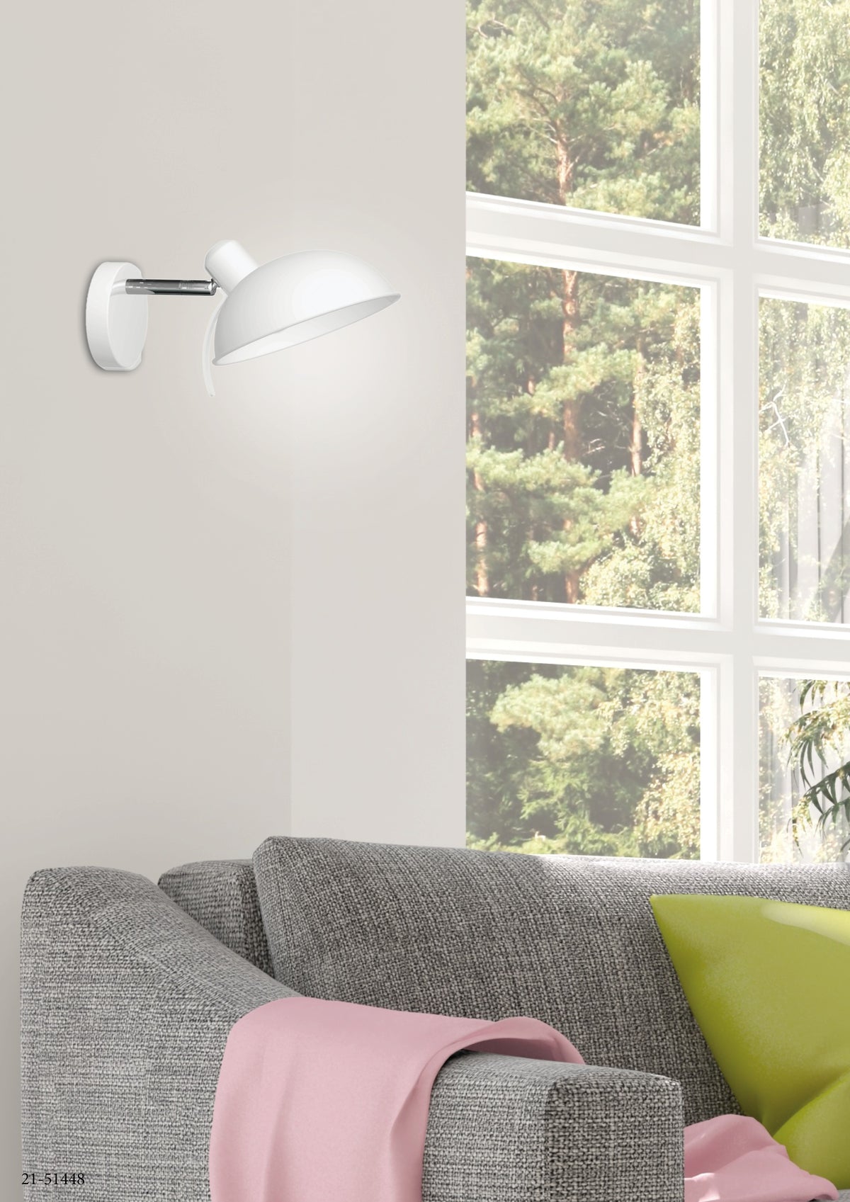 Applique murale Durio blanche