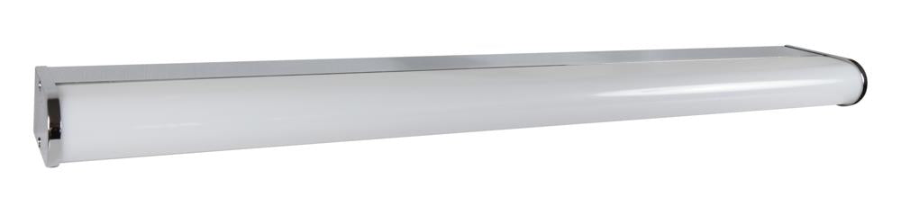 Applique murale LED Lyrica chromée et blanche