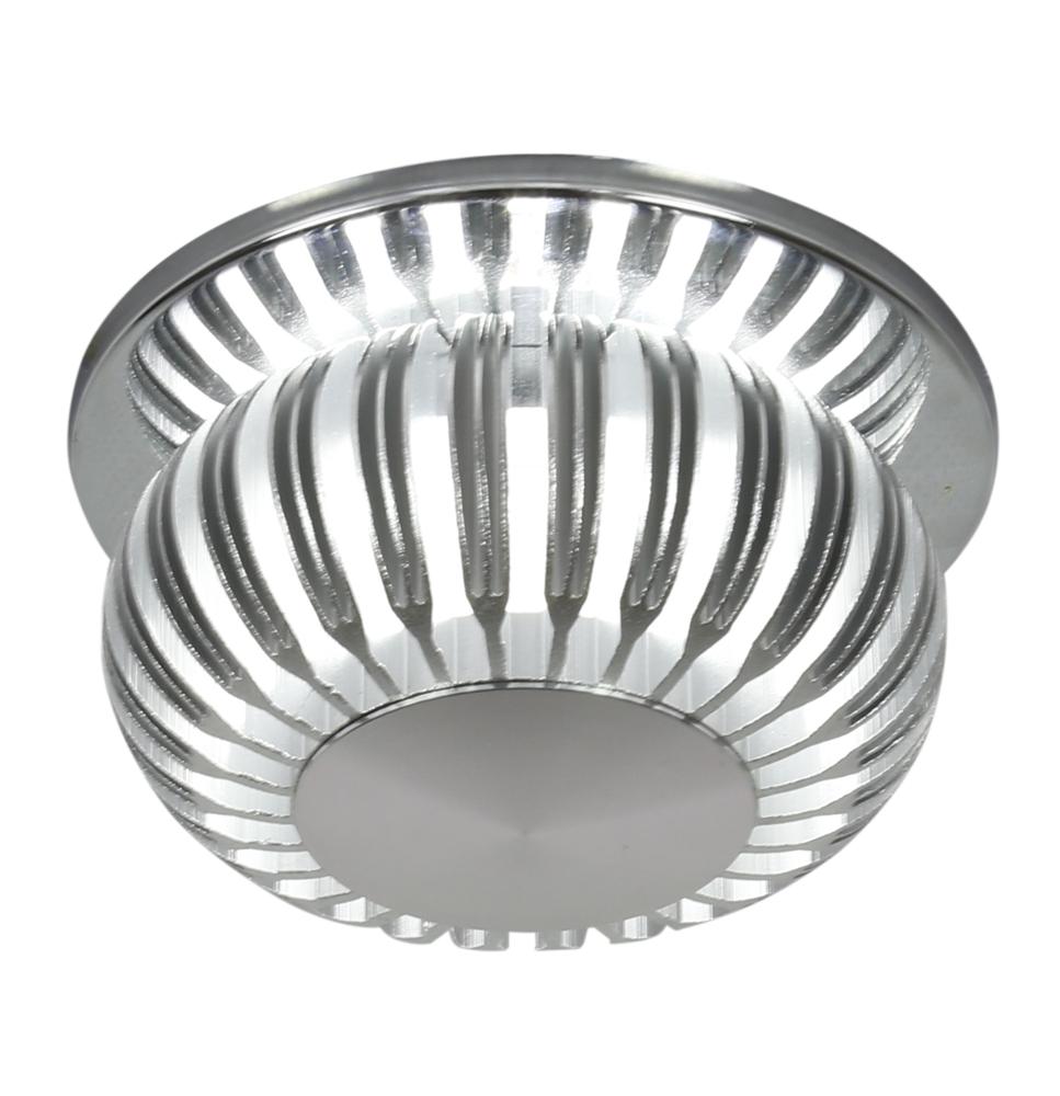 Spot encastrable LED SA-09 chromé et aluminium