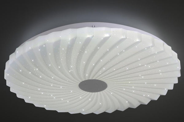 Plafonnier LED Calipso blanc, L 48,5 cm