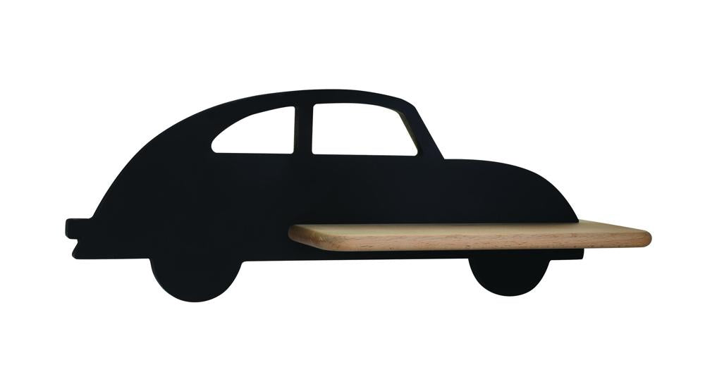 Applique murale LED Car pour chambre d'enfant, bois