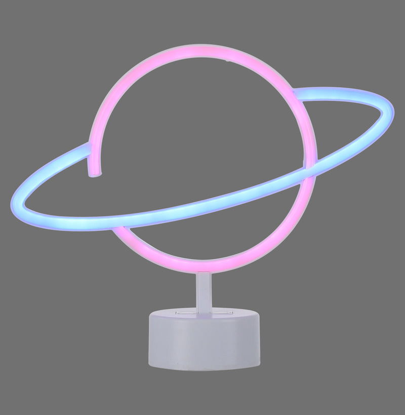 Lampe à poser Neon-Saturn multicolore
