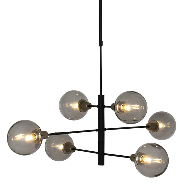 Constellation black pendant light