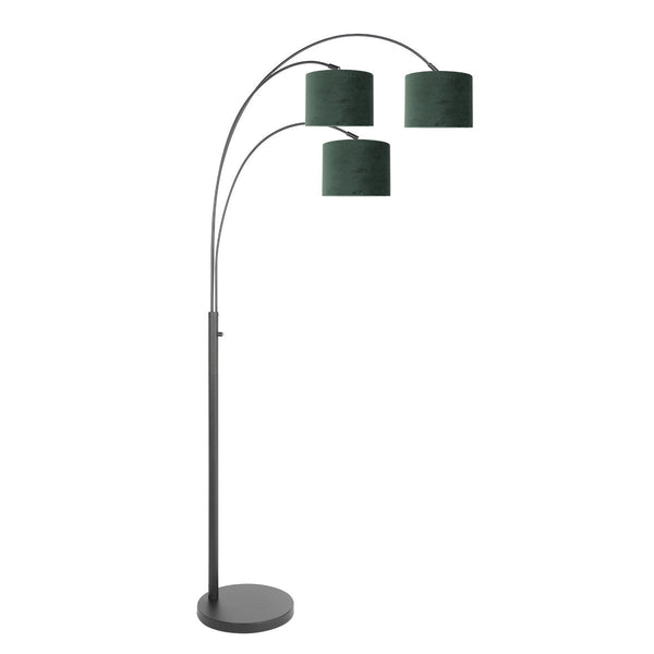 Sparkled Light black floor lamp