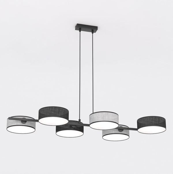 6-light Drumz chandelier