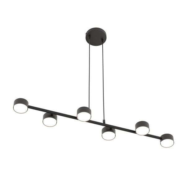 Megara black pendant light