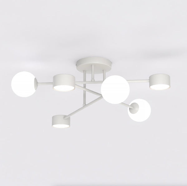 Holon 6-light ceiling lamp grey