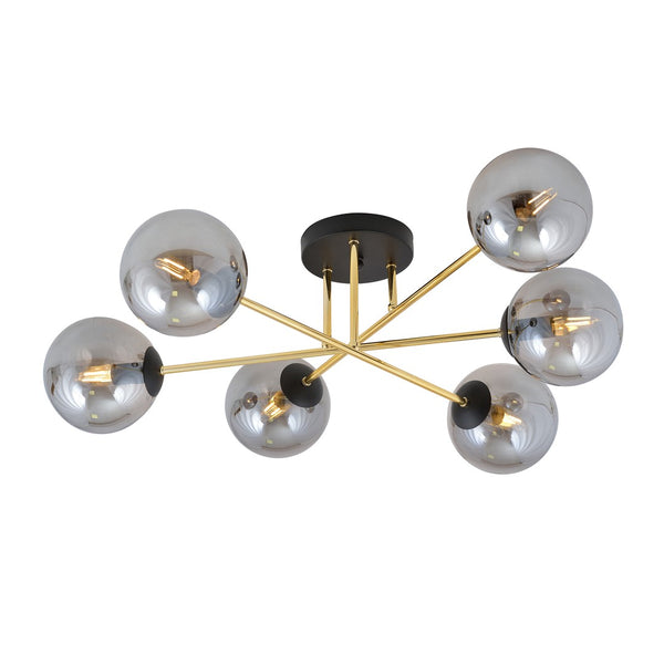 Magnum ceiling light black, graphite glass
