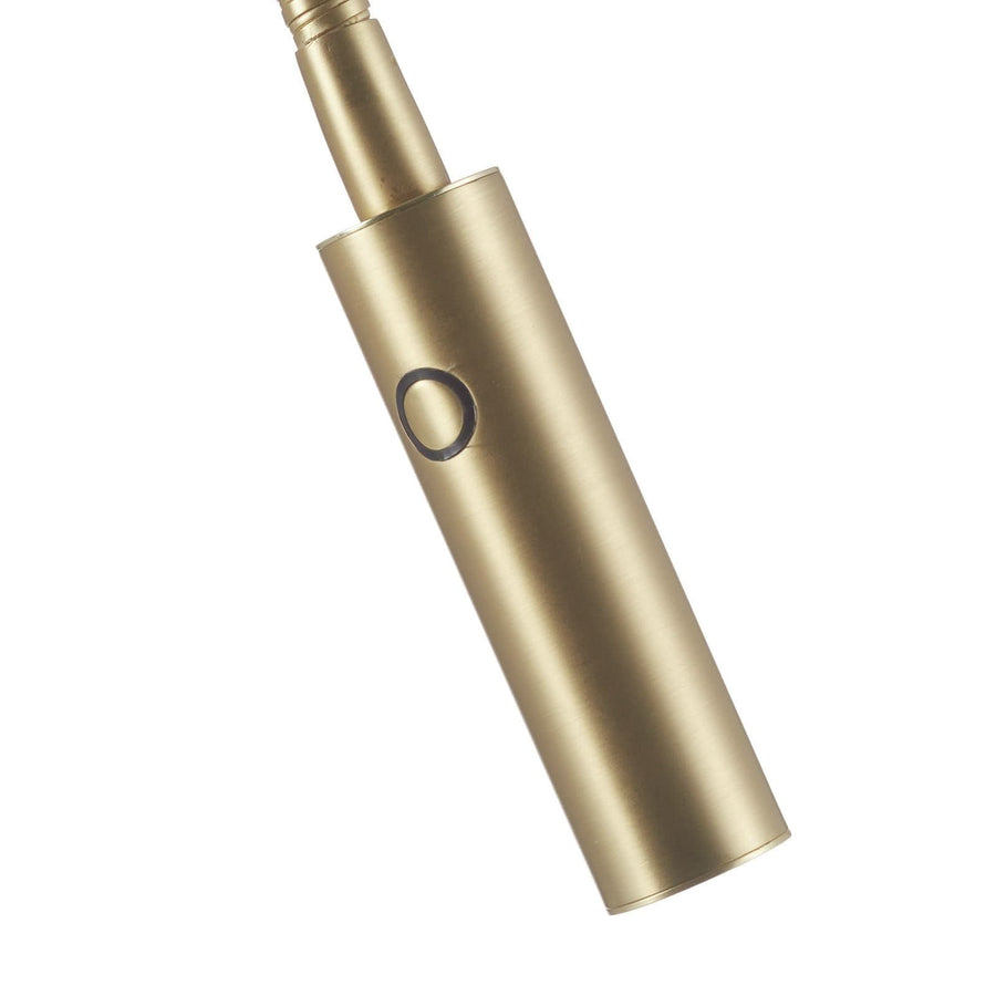Applique murale LED Tip en aluminium, or satiné