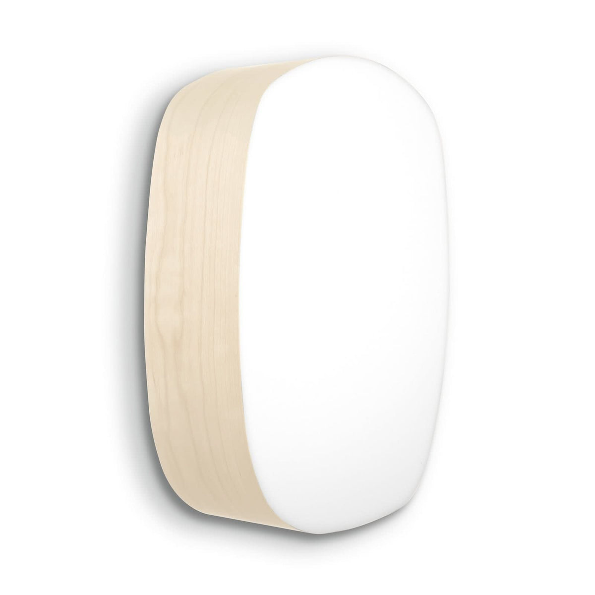 Applique murale LED Guijarro Medium en métal, ivoire et blanc, hauteur 36 cm