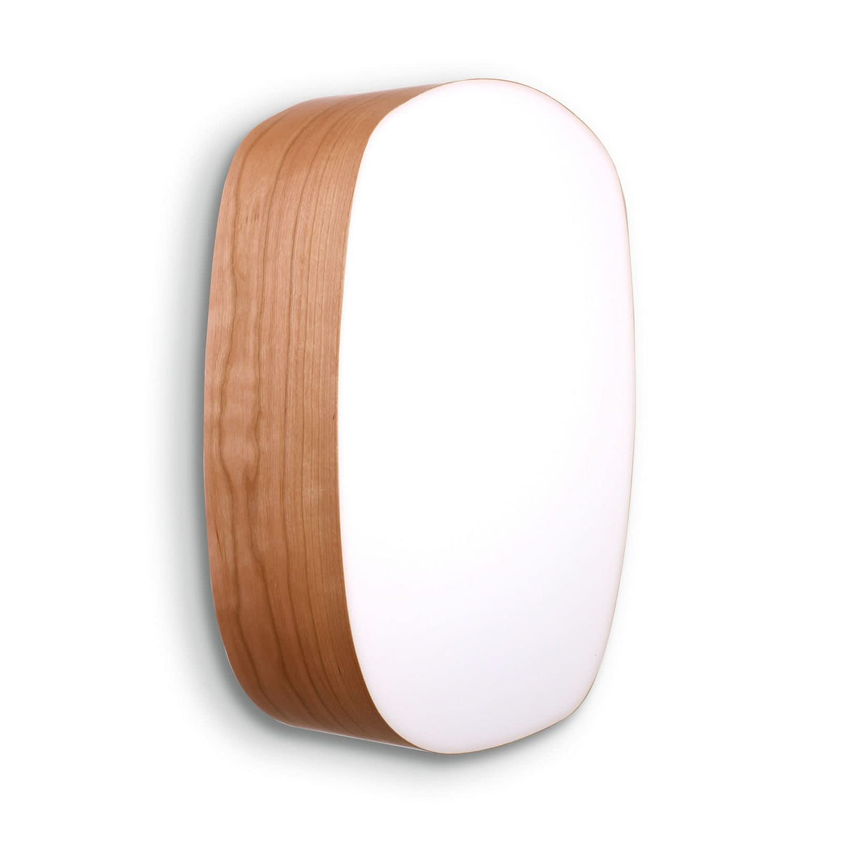 Applique murale LED Guijarro Medium en métal, rouge foncé et blanc, hauteur 36 cm